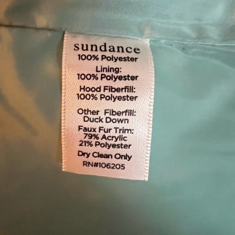 Sundance Easy Wind Puffer Parka Purple Floral Women's Coat - Picture 4 of 8